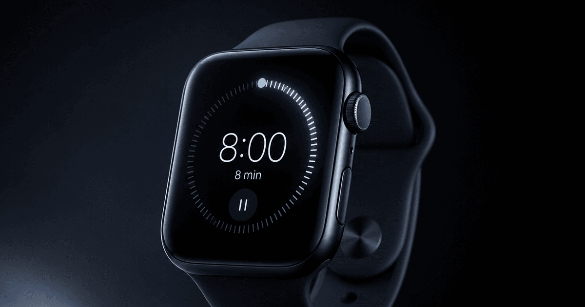 A smartwatch on a dark surface counting down 8:00 minutes. The visual metaphor for an interview that closed in eight minutes.